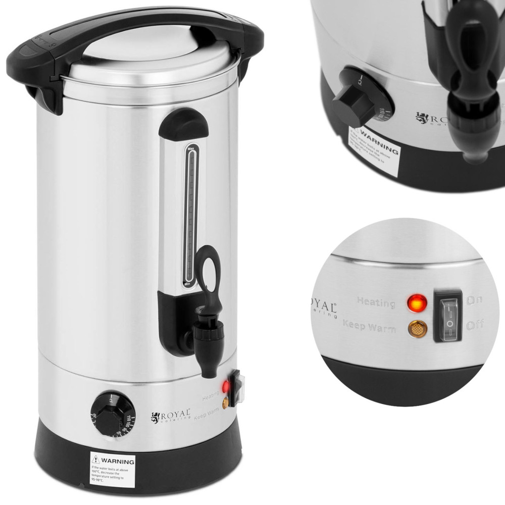 Vodna voda grelnik vode Dvoposteljna jeklena stene 8.7L 1500 W