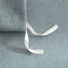 Βαμβάκι μαξιλάρι 240x260 εκ. Με φερμουάρ + 2 μαξιλαροθήκες 65x65 cm μπλε