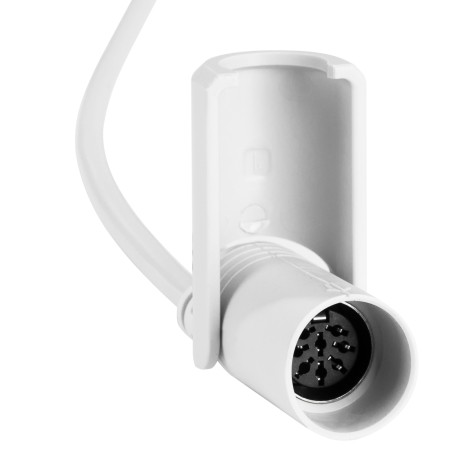 Splitter-Adapter für Fernbedienung und Fußcontroller des Kosmetikstuhls KATE — Detailaufnahme Kabel