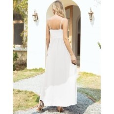 Abito da sera Dresstells Long Dresstells White White per matrimonio Taglia XXL