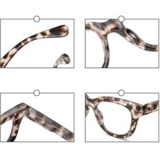 Lesebrille und Computer Kokobin Frauen / Mens +2.00 Set 3-tlg