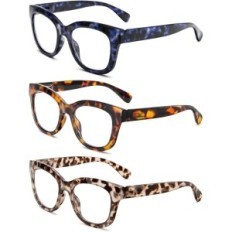 Reading glasses and computer Kokobin Women / Mens +2.00 set 3 pcs