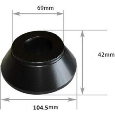UŻYWANE Stożki do wyważania kół NICCOO 62-137mm adaptery do wyważarki 4 szt