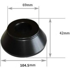 Adaptadores de cones de balanceamento de Niccoo-Balancing usados para máquinas de balanceamento 4 PCs