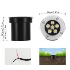 LED AHOTSUK 6W 12V 24V IP67 LED-lichtlampen