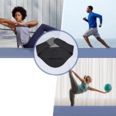 Correia estomática ajustável com bolso no saco naisex unisex tamanho m