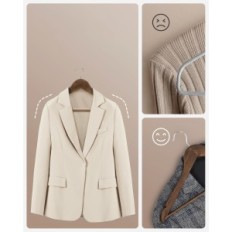 Puiset ripustimet Songmics CRW02V20 20 kappaletta urilla ja sauva