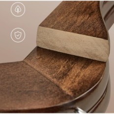 Trähängare Songmics CRW02V20 20 stycken med spår och stav