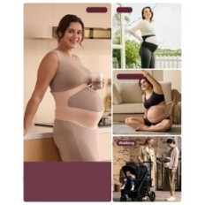 Zwangerschapsriem MOMCSOSE COZYSUPPORT ergonomische ondersteuning Black XL