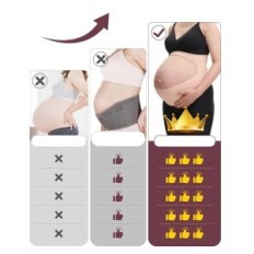 Pregnancy belt Momcose CozySsupport ergonomic supporting black XL