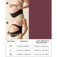 Těhotenský řemen momcose cozysssupport ergonomický podpěrný černý xl