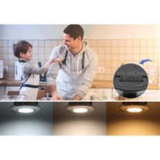 LED světlomety. Zapuštěné CLOXSH 5W IP44 Nastavitelné 12 ks. Pro koupelnu a kuchyň