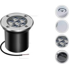 Podzemne luči LED AHOTUK 6W IP67 nizka napetost za vrtno teraso