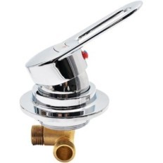 Afduur van de Douche van AFTER 2-5. Keramische uitgangen. Messing chroom. Tentoonstelling Chrome