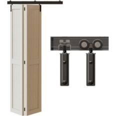 WolfBird Bifold accesorios deslizantes 0.9 m a 2 puertas 92cm