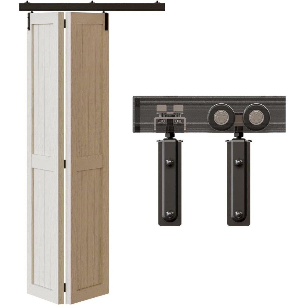 Wolfbird Bifold glidende fittings 0,9 m til 2 dører 92cm