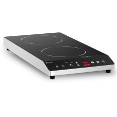 Spis. Induktionsplatta. Efternamn 2 uppvärmningsfält. 26 cm LED 1800 W