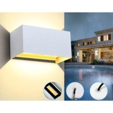 Tweedehands Kingwen 20W LED-wandlamp 4 stuks 3000k Heat White IP65