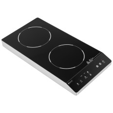 Fornuis. Inductieplaat. Achternaam 2 Verwarmingsvelden. 26 cm LED 1800 W