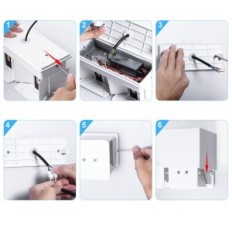 Použité Kingwen 20W LED Stěnová lampa 4 kusy 3000k Heat White IP65