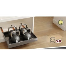 ICARE Teleskoop-sahtli reguleeritav 32-52 cm Köök Korraldaja hall teras