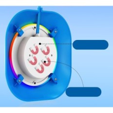 LED lámpa vezeték nélküli uszoda LyLmLe 40 W 12V IP68 kábel 8 m, 2 db.