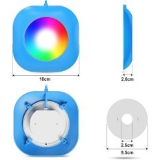 Lampada wireless a LED per Lylmle 40 in 12 V IP68 con cavo da 8 m, 2 pezzi.