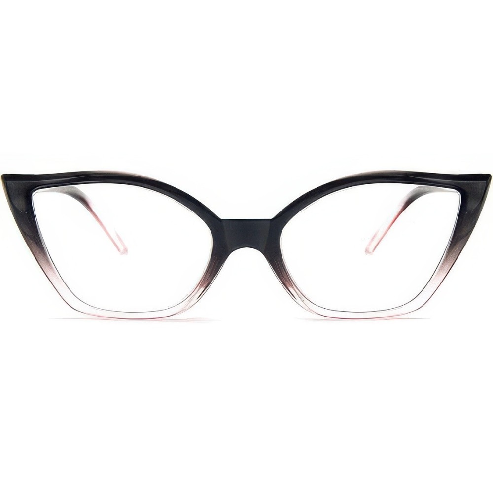 Lecture de lunettes de lecture pour la lecture des femmes "Eye de chat" avec la lumière bleue +3,00 filtre