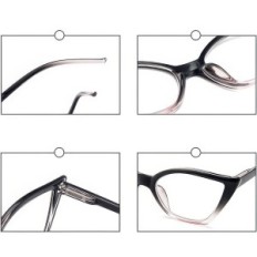 Gafas de lectura para la lectura de las mujeres "Gato Ojo" con luz azul +3.00 filtro