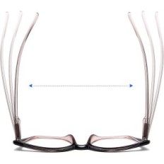 Läsa skyddsglasögon för Kvinnors läsning "Cat Eye" med blått ljus +3,00 filter