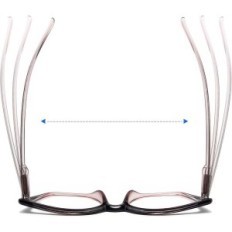 Okulary do czytania Kodilin damskie „cat eye” z filtrem blue light +3.00