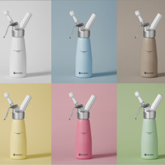 Sifón na šľahačku krémovej pastel ružová 0,5 l - Hendi 975886