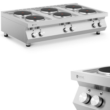 Elektriskt kök 6-plattan justerbar ons. 22 cm 6 x 2600 W 400 V Italien