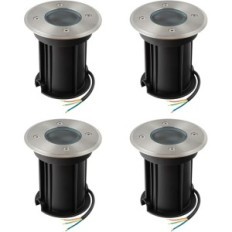 IP67 LED GU10 230V fényvisszaverő, kerek 11x12 cm