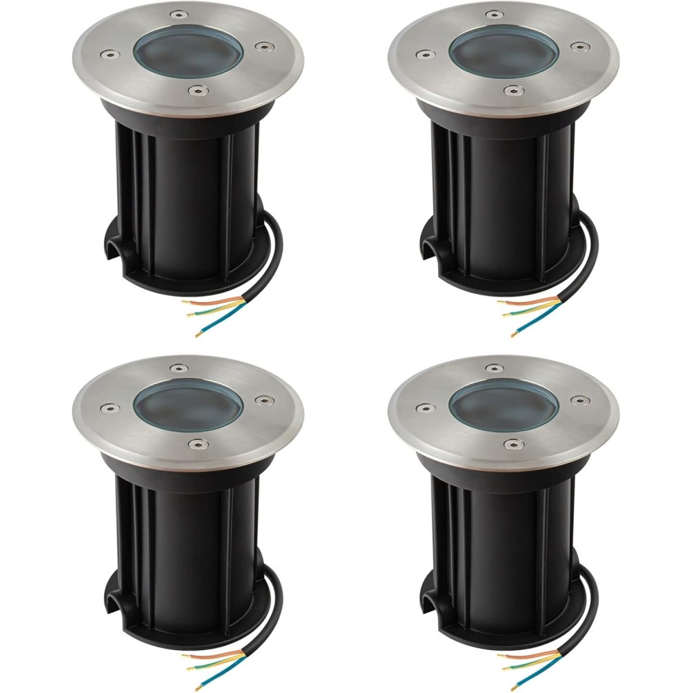 Trädgårdsljus IRING IP67 LED GU10 230V, RUND 11X12cm utställning