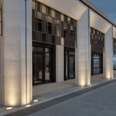 Reflektor ogrodowy URing IP67 LED GU10 230V, okrągły 11x12cm POWYSTAWOWY