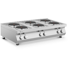 Elektromos konyha 6 lemezes állítható. 22 cm 6 x 2600 W 400 V Olaszország