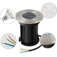 Aia esilatern IRING IP67 LED GU10 230V, Ring 11x12cm näitus