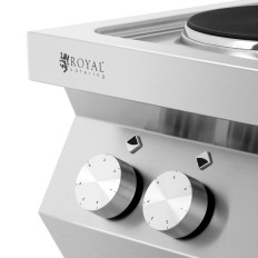 Cuisinière électrique à 6 plaques réglables diamètre 22 cm 6 x 2600 W 400 V ITALIE