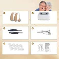 Aiuto acustico wireless Elctrtici VHP-1021 per cassa di ricarica per adulti