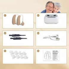 Hearing Aid Wireless ELCTRTICI VHP-1021 for Adult Charging Case