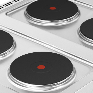 Elektrische keuken 6-plaat verstelbare woensdag. 22 cm 6 x 2600 W 400 V Italië