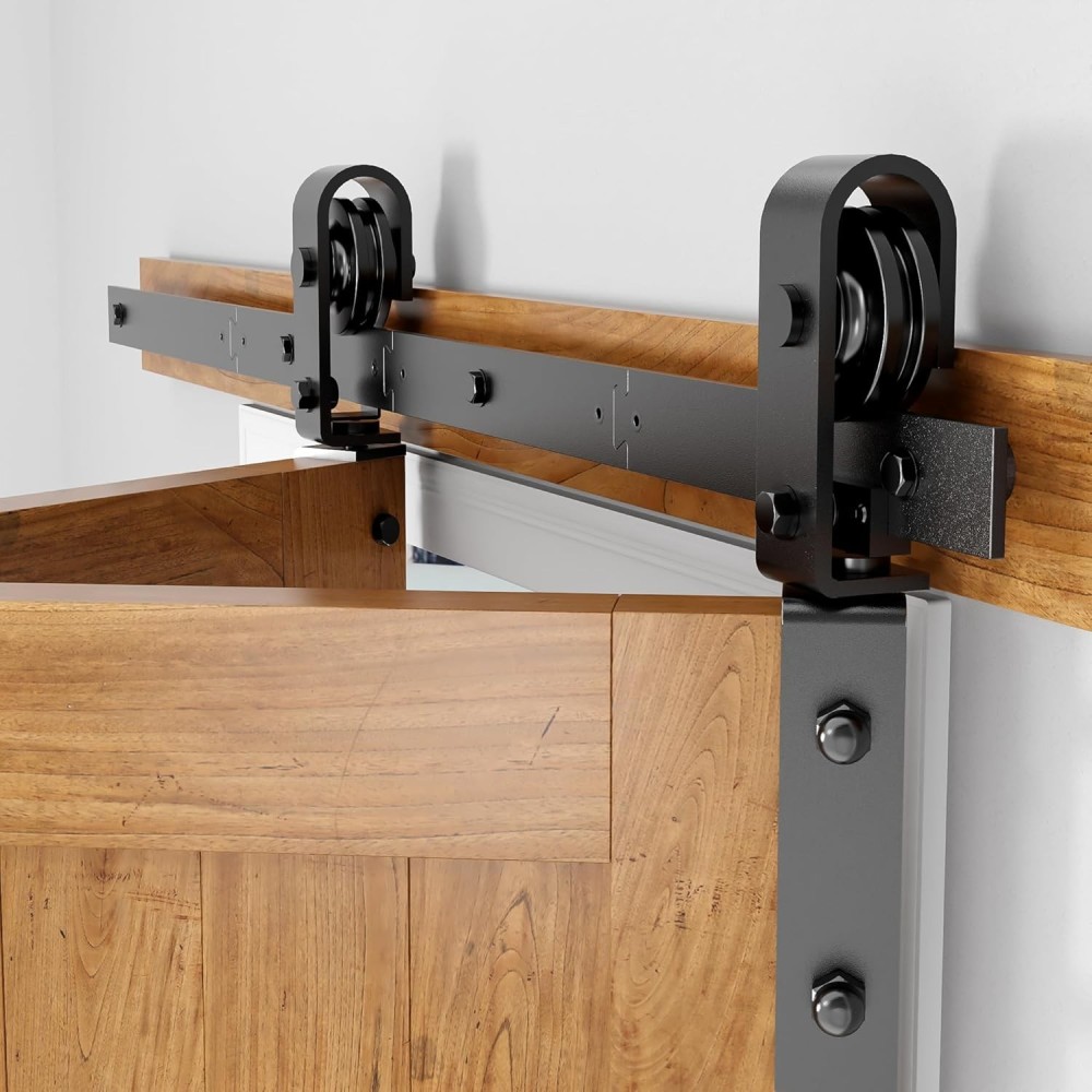 SANKEYTEW FITTING FITTING 152 CM for double folding doors. Black