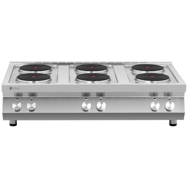 Elektrische keuken 6-plaat verstelbare woensdag. 22 cm 6 x 2600 W 400 V Italië