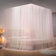 Canopy Mosquito Net Beyeutao 180x200cm Pink to Bed Bed