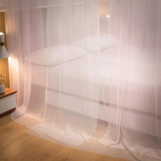 Grobnica Mosquito Net Beyeutao 180x200cm ružičasta do kreveta
