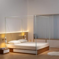 Grobnica Mosquito Net Beyeutao 180x200cm ružičasta do kreveta