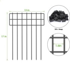 Liantral panel fence 25pcs. without digging for dogs and animals