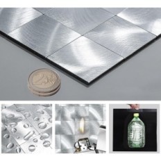 Samolepicí dlaždice wrostick metal 4mm 10 ks. Na zdi