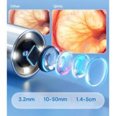 Otoscopio digitale Qimic 1080p digitale con schermo da 1,38 '' e 4 LED